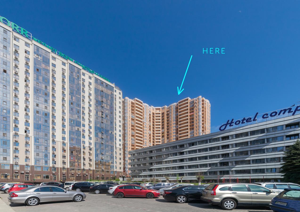 Family Apartments Aquamarine Of Arcadia โอเดสซา ภายนอก รูปภาพ